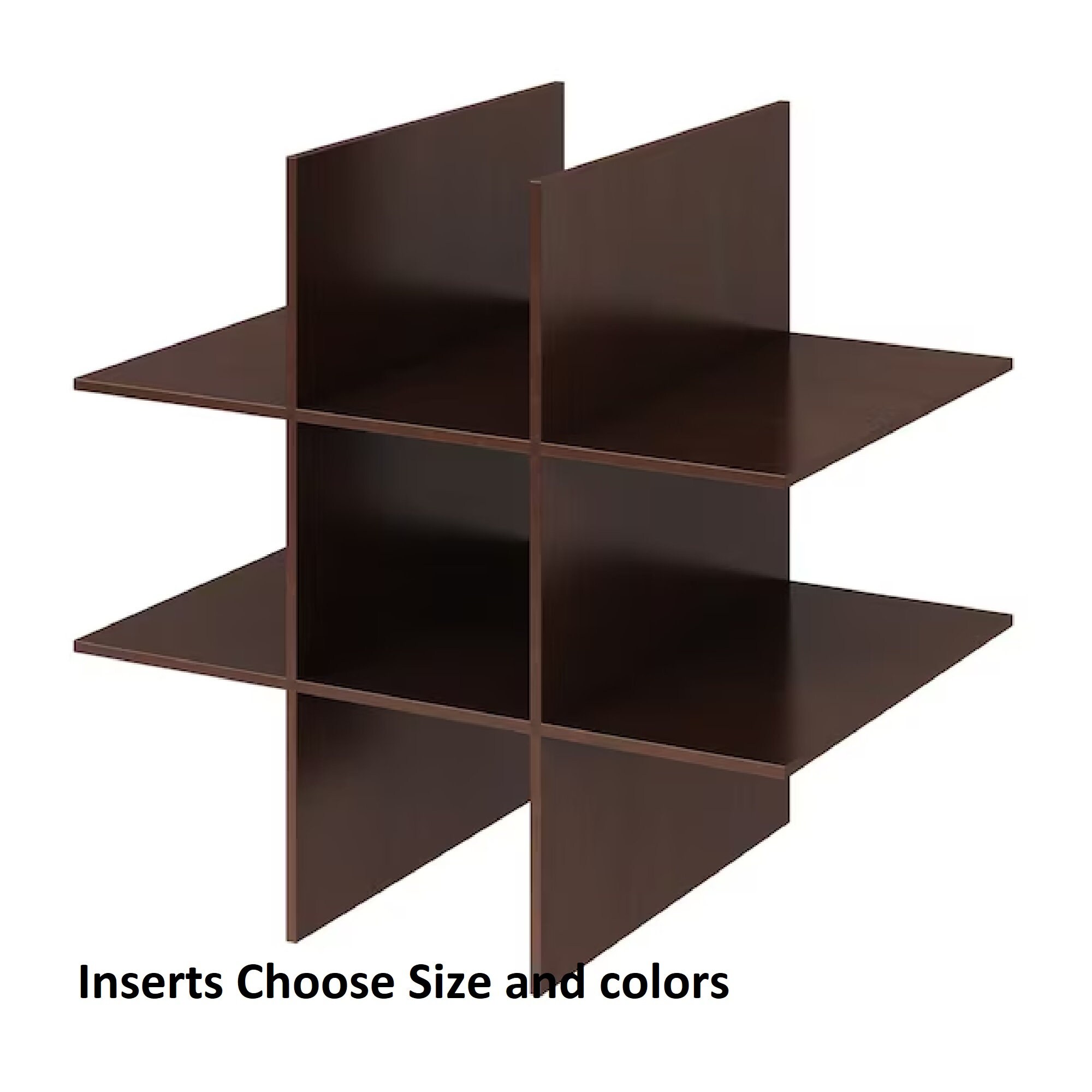 Unfinished MDF Cabby Divider Insert for Drawers or Cabinets Paintable ...