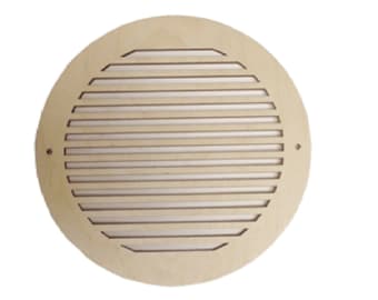 MDF Round Air Vent Cover: Custom KOLOBOK Design