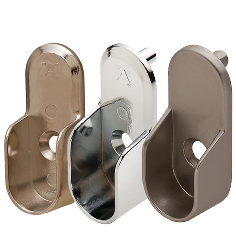 Oval Closet Rod Accessories Corner Adapters Flanges Center Etsy