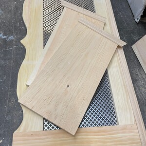 Solid Wood Poplar Pine or Oak Cherry Maple Radiator Cover KIT MD25 ...
