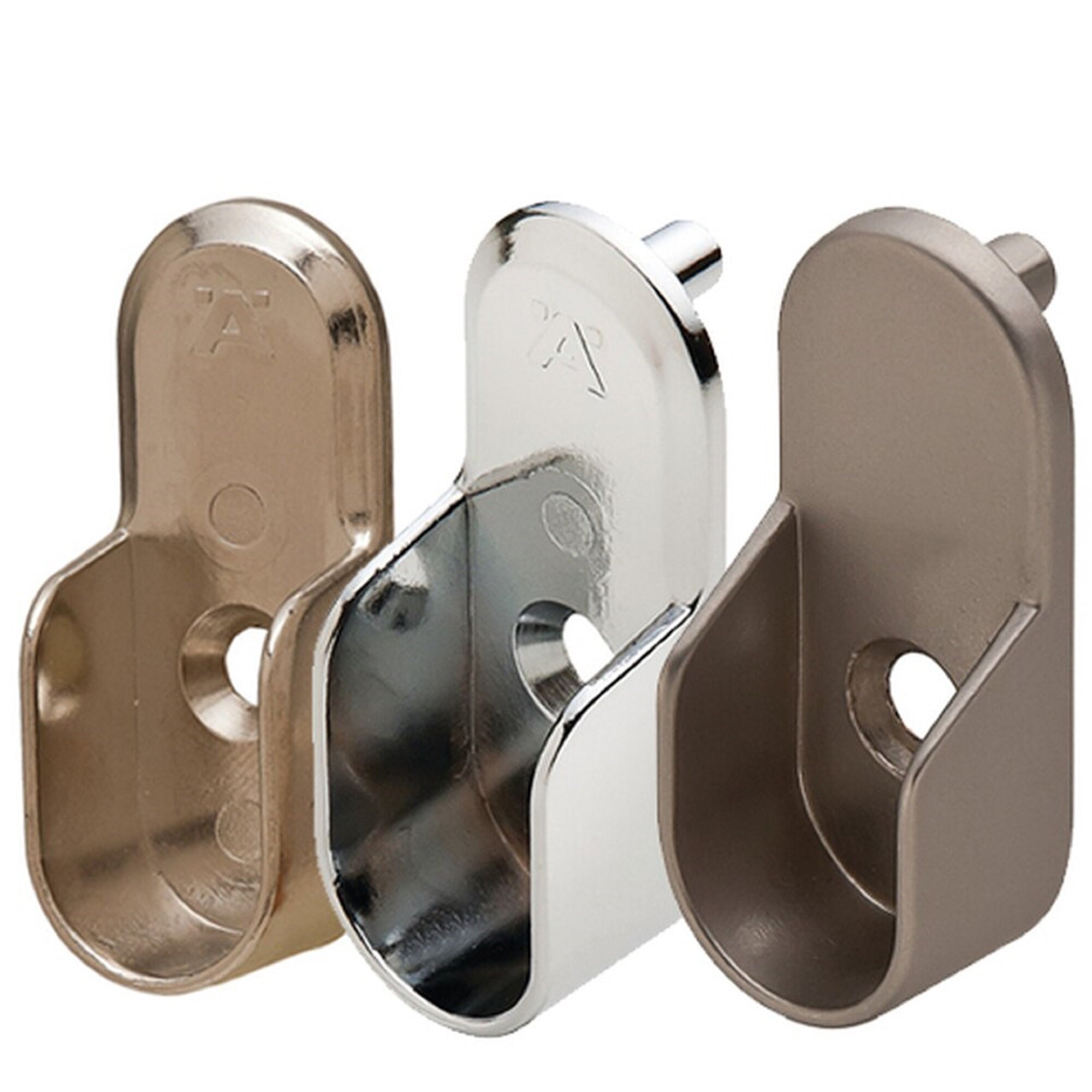 Oval Closet Rod Kit With End Supports 30mm 15mm Choose Your Etsy