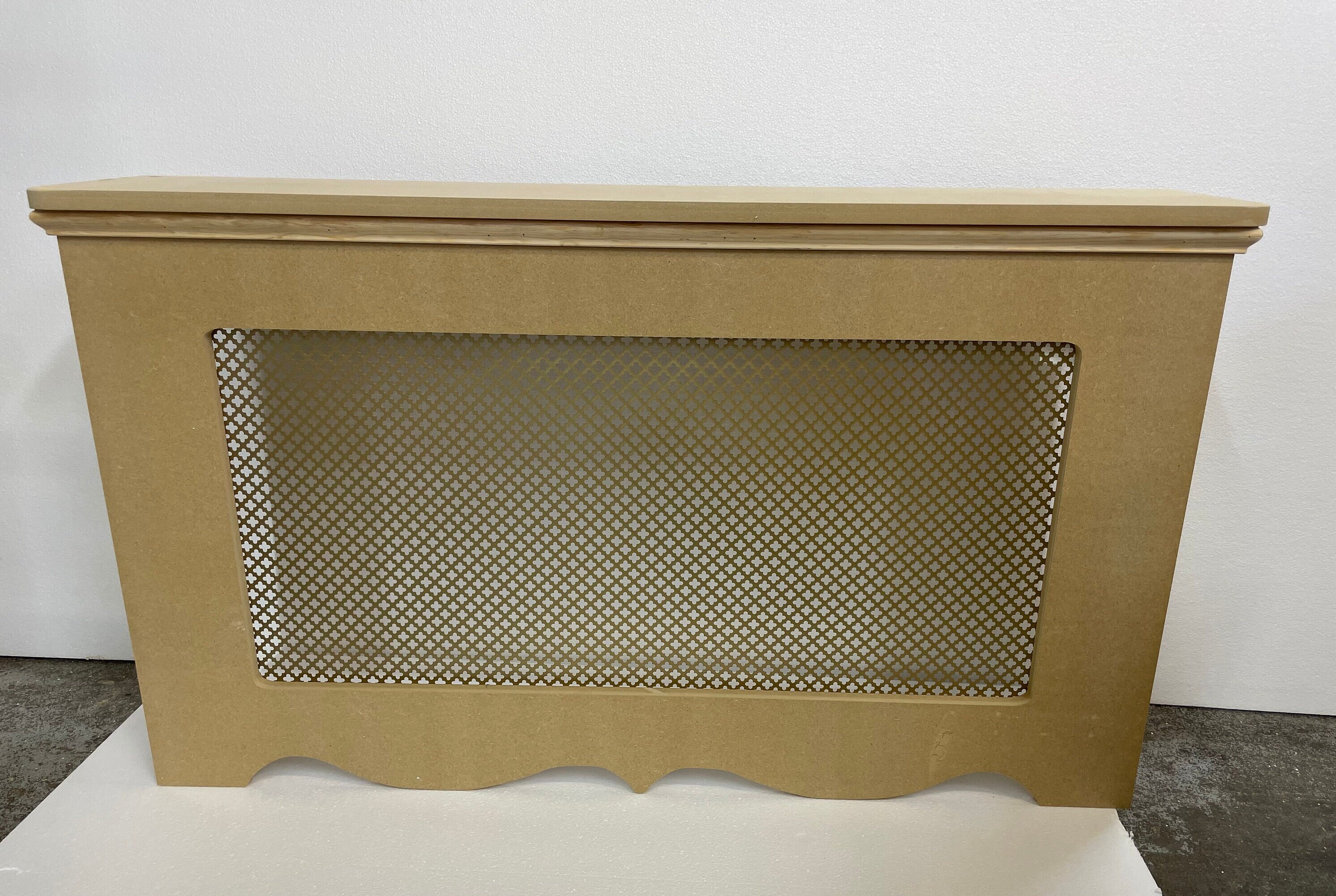 Solid Wood Poplar Pine or Oak Cherry Maple Radiator Cover KIT MD25 ...