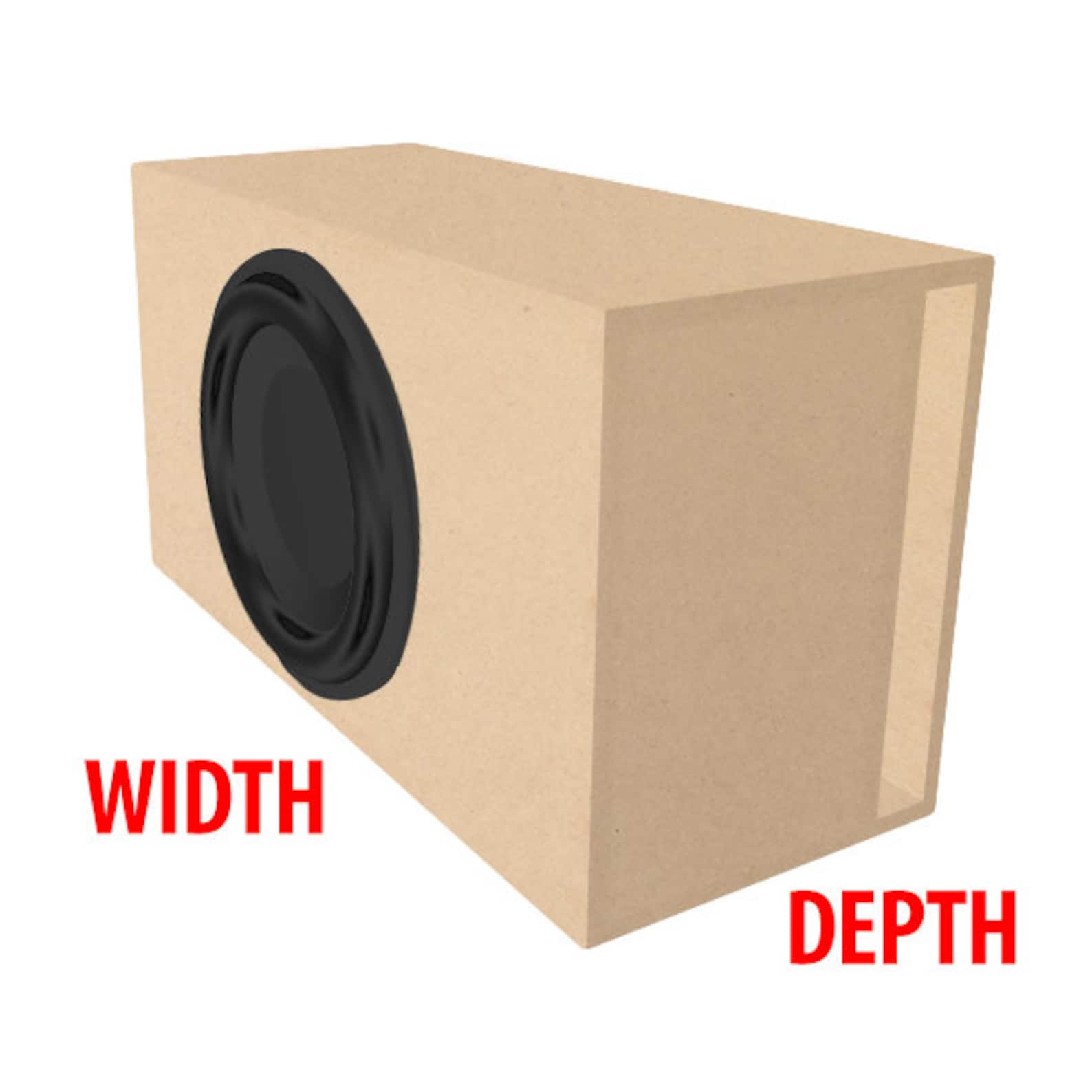 Custom Box Ported or Sealed Enclosure MDF or Plywood Box Etsy