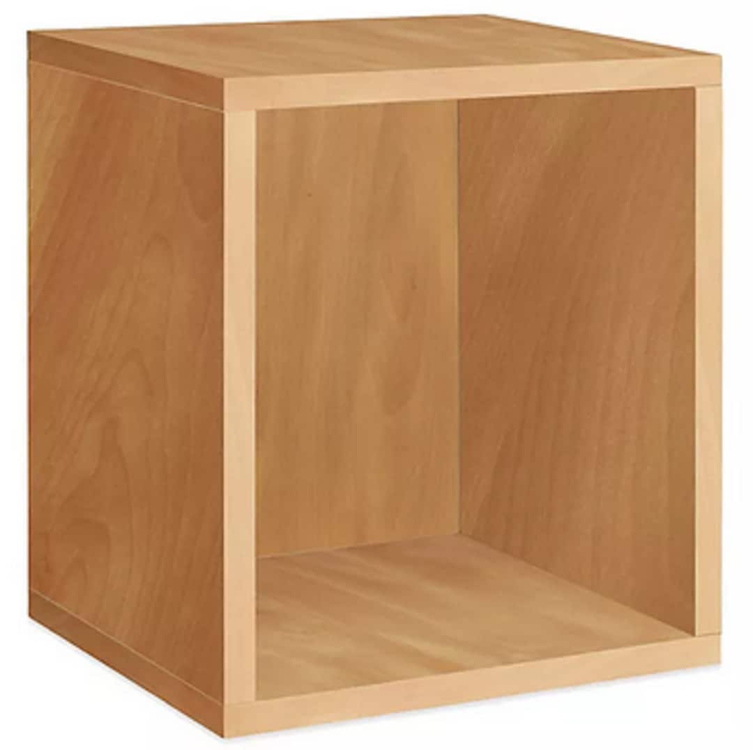 Open Unfinished Plywood Stackable 1 Tall Storage Cube,box Enclosure