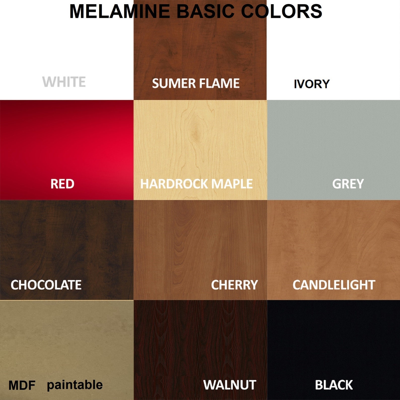 Melamine Door Replacement Doors Many Colors Choose Etsy