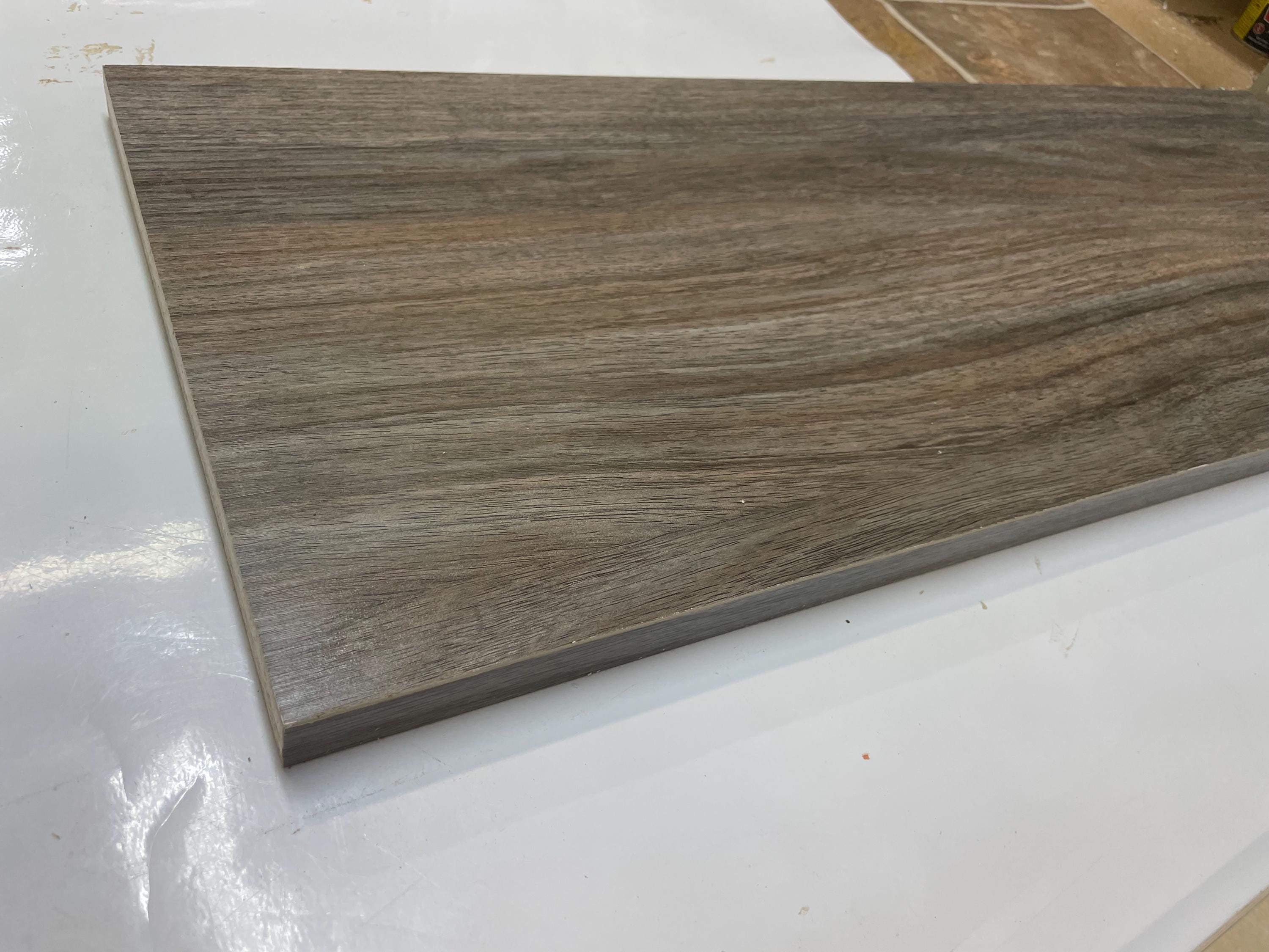 South Wester 3/4" Thick Melamine Closet Shelf Choose Your size, custom sizes free made, Longest side Finished