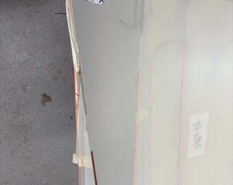 Switchable PDLC Privacy Film: Electric Glass Window Tint 35.5”x22.5”H wired already, requires electronics, additional cost