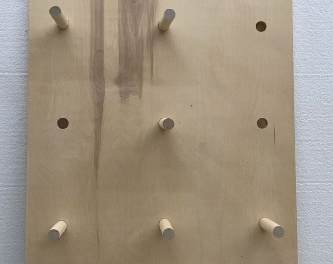 Wall Peg Board walle, Birch Pegboard or Choice of Other Plywood