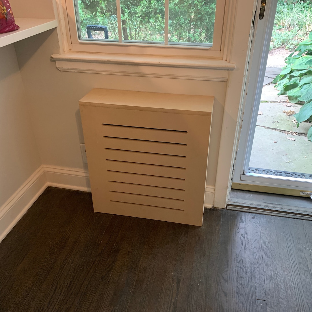 MDF Radiator Cover MD6 Unfinished, Flashtop - 9