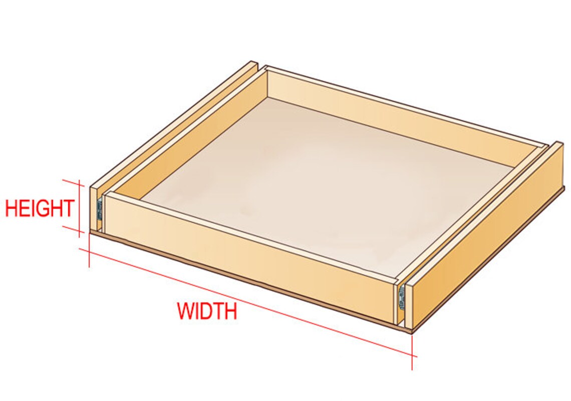 3 Height Toe Kick Drawer with PushtoOpen or soft Etsy