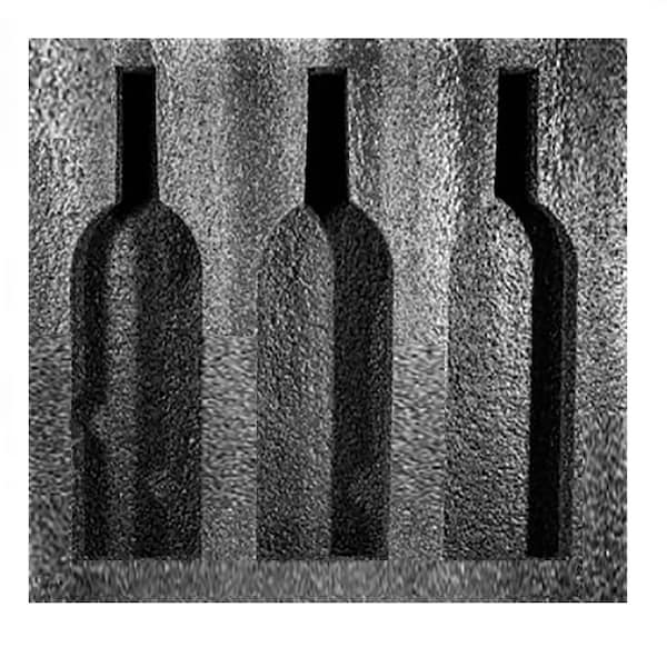 Bottle Wine Shippers Packing Foam, Bottles of wine will arrive safely and in style. Single Insert or closed case.