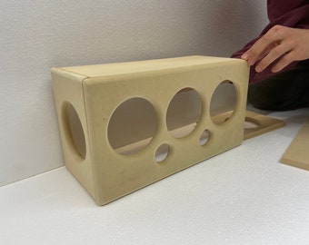Ported Subwoofer - MDF  Box Ported Stereo Subwoofer Speaker Enclosure