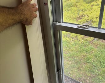 120V Electric Double Hung Window Opener Fenestrator with remote , Customizable Length, Choose by Stroke Length, 1Side 20lb Force