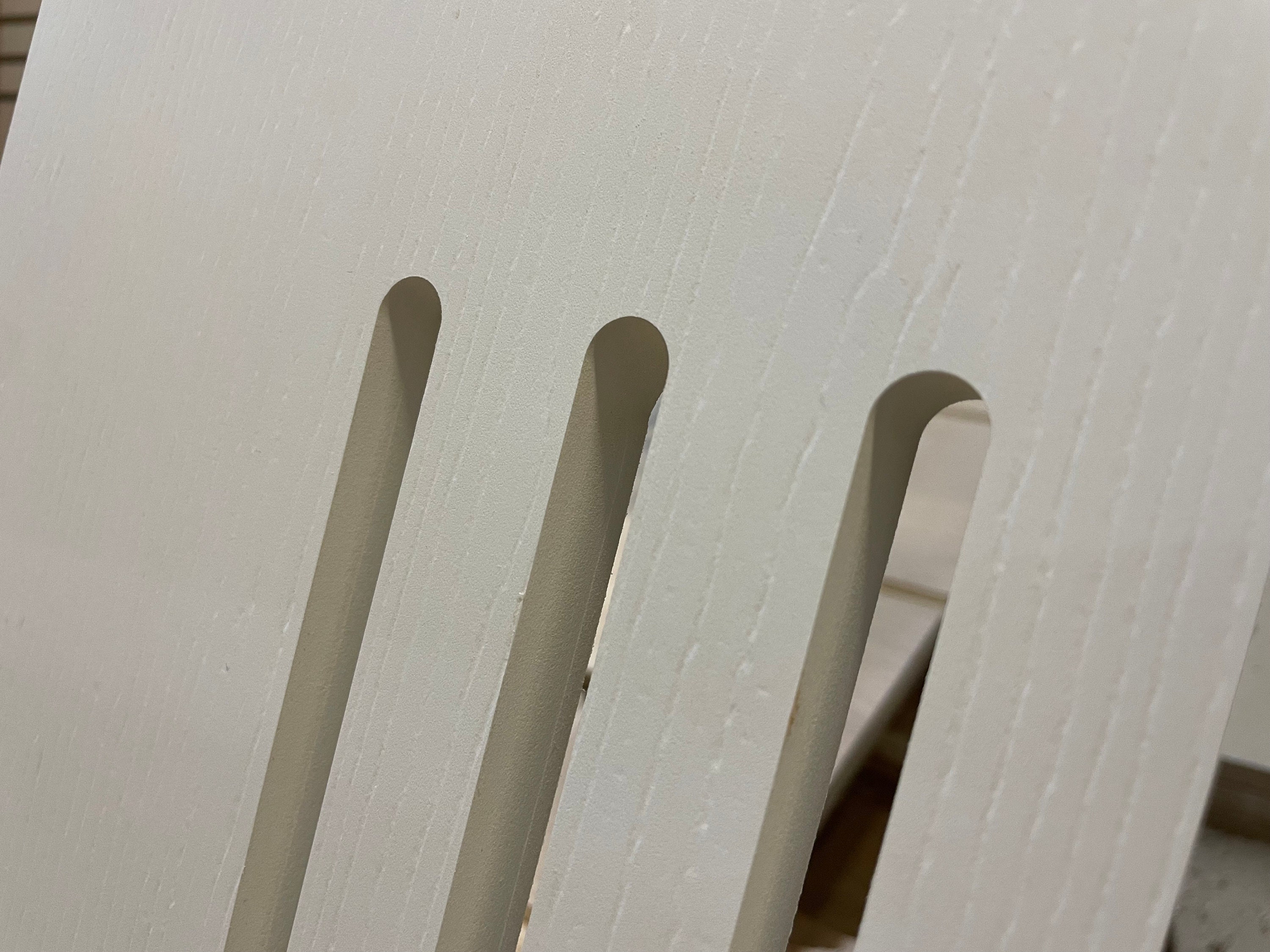 Modern White PVC Radiator Cover: Custom Size 5