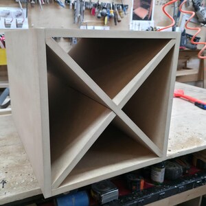 Bottle Modular Wine Rack "slashmulti", Stackable Wine Storage Cube for ...