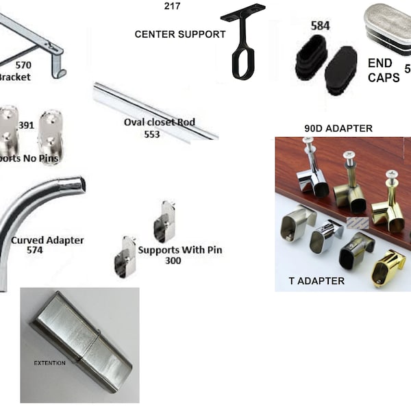 Closet Rod Bracket Etsy