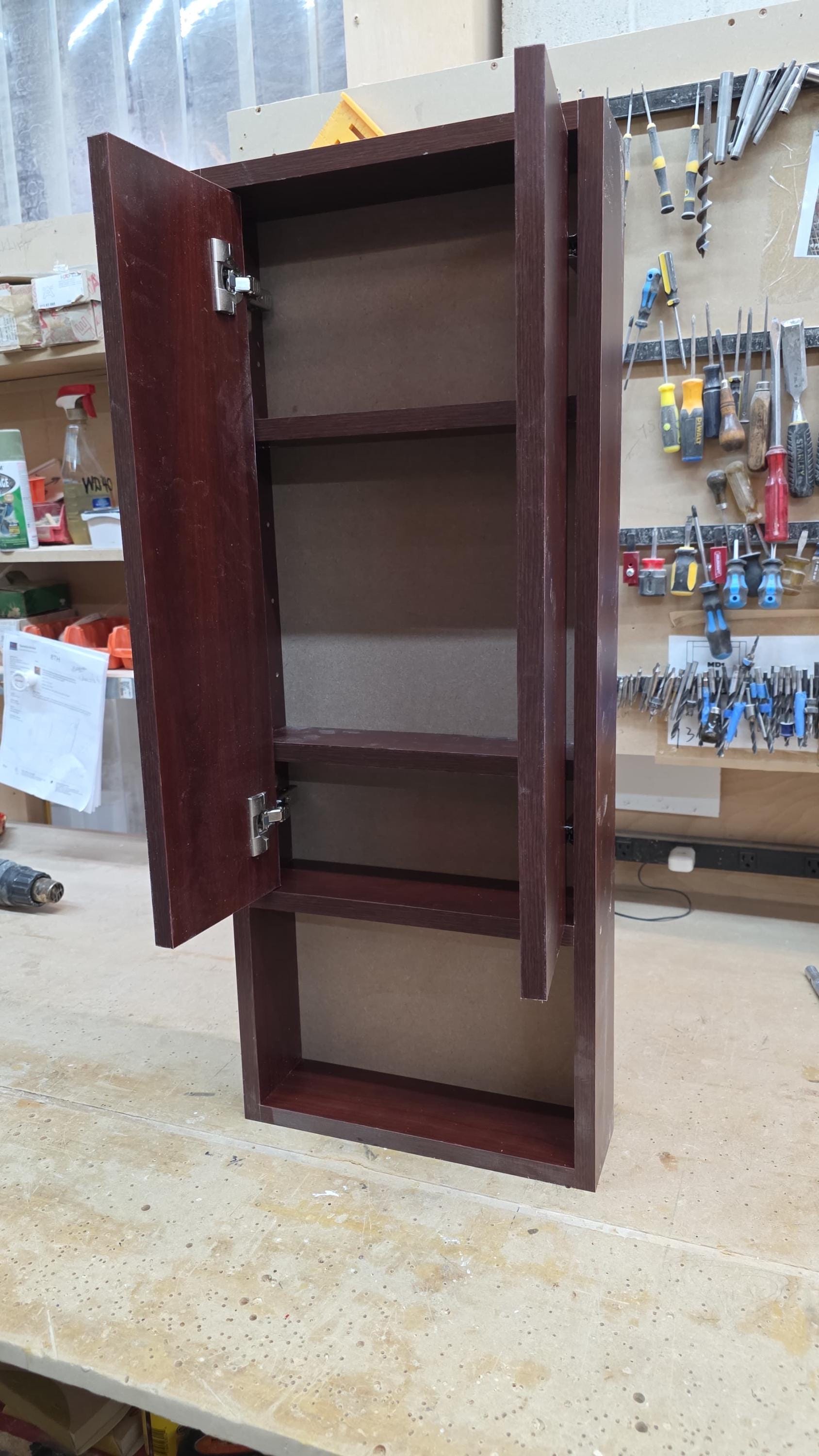 Medicine Recessed or Wall Cabinet Double Soft Close Inset Doors ...