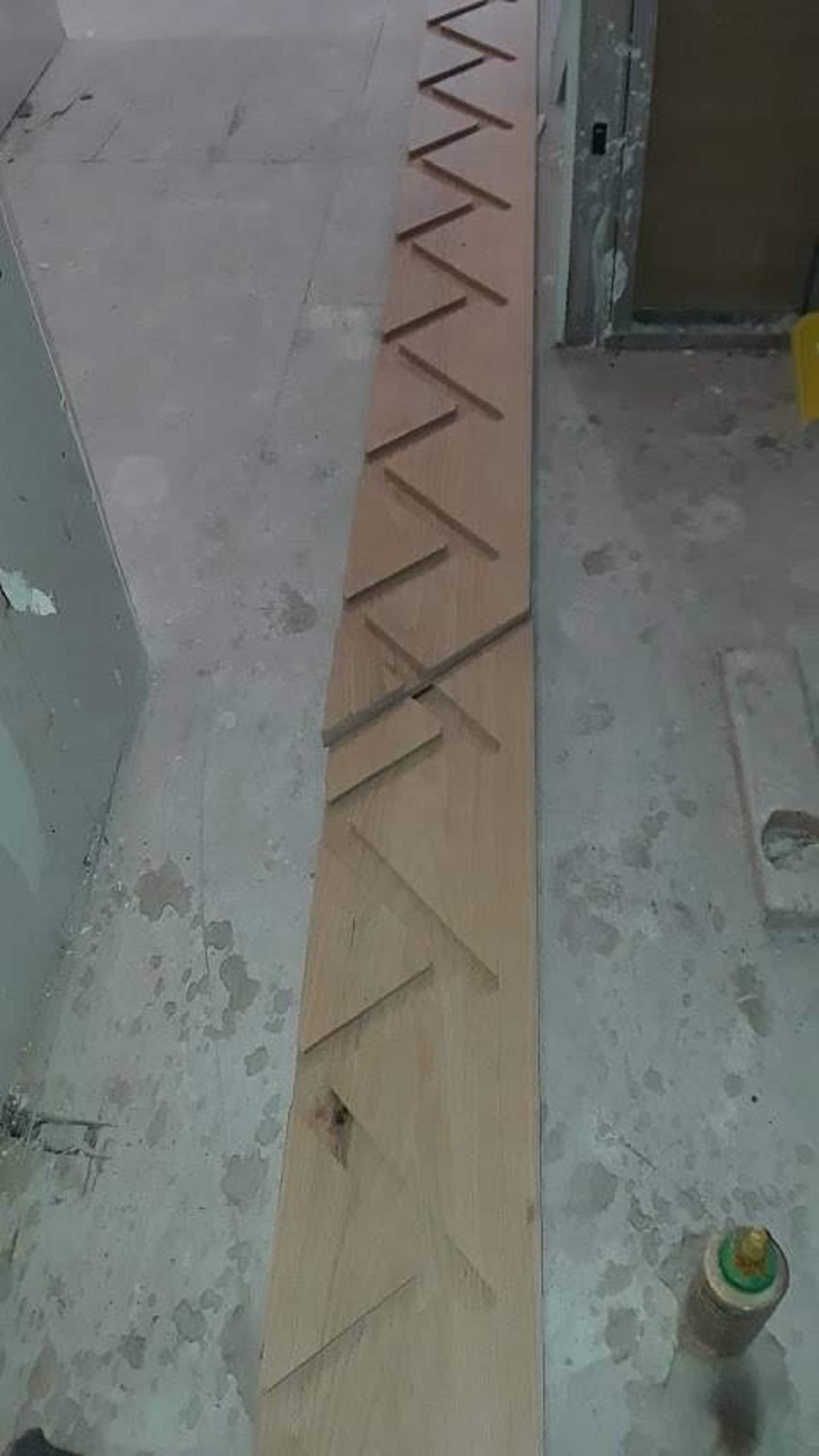 Wood Level Stringers Wooden Stair Stringers Unfinished Solid FIR or Pine Wood, Custom Made ...