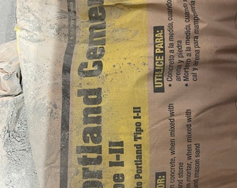 Bag of Portland Cement 3 Lb bag