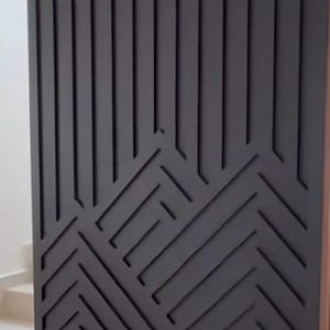 MDF Unfinished Wall Panel Cover "XRay" custom made any Size, Paintable Grade 0.75-0.25" Thick, Buy more to make one set.