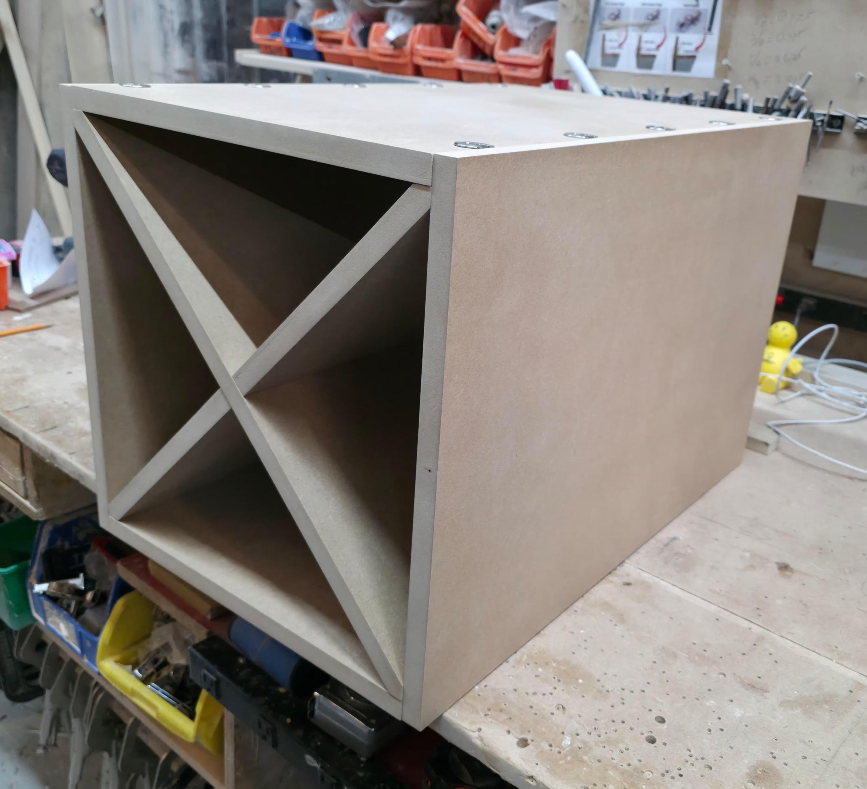 Modular Yarn Storage Rack, Unfinished Cedar Plywood Knitting Cube ...
