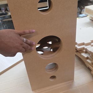 Custom Subwoofer or Speaker Box Kit Enclosure Unfinished, Unassembled, MDF or Plywood. Custom made.