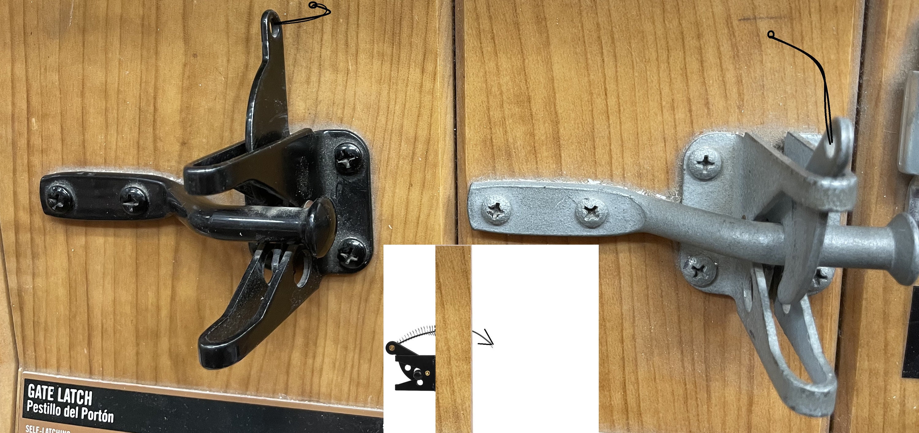 Gate Latch Cable Pull Gate Lock Opener Open Fence Gate From Etsy