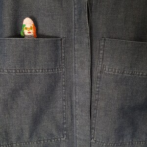 Petite poupée anti-soucis, amulette, amie de poche, porte-bonheur, amigurumi, mini doudou, objeto de decoración, único, original, pour elle