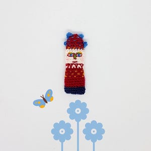 Petite poupée anti-tracas, amigurumi, amie de poche, grigri porte-chance, bonheur, pour elle, pour moi, anniversaire, Noël, original, único