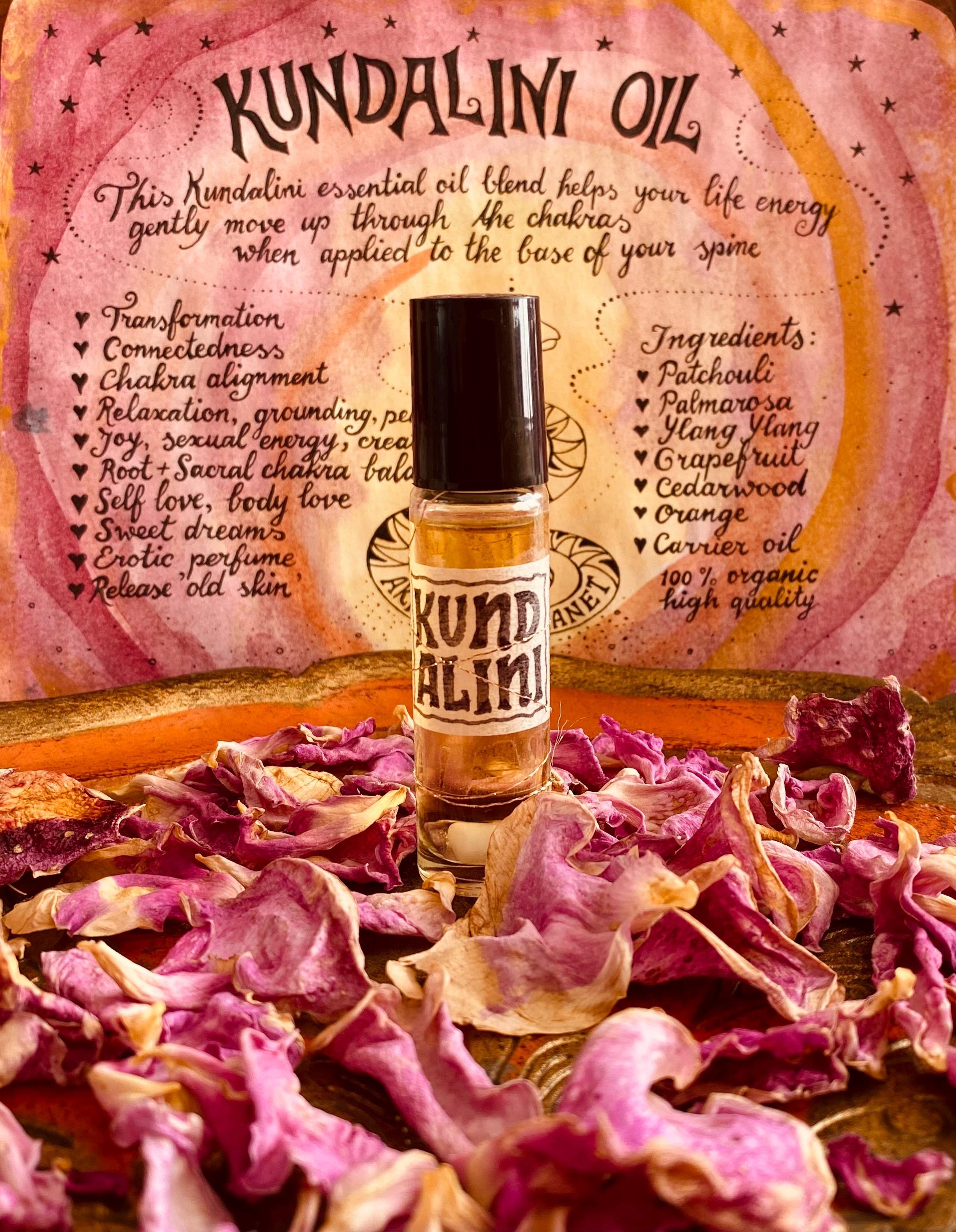 Perfume 'kundalini' Essential Oil Blend to Awaken Your Kundalini Life  Energy. Uplifting Romantic Fragrance. 10 Ml Roll-on