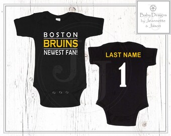 boston bruins baby onesie