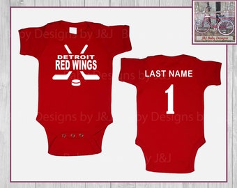 red wings baby clothes