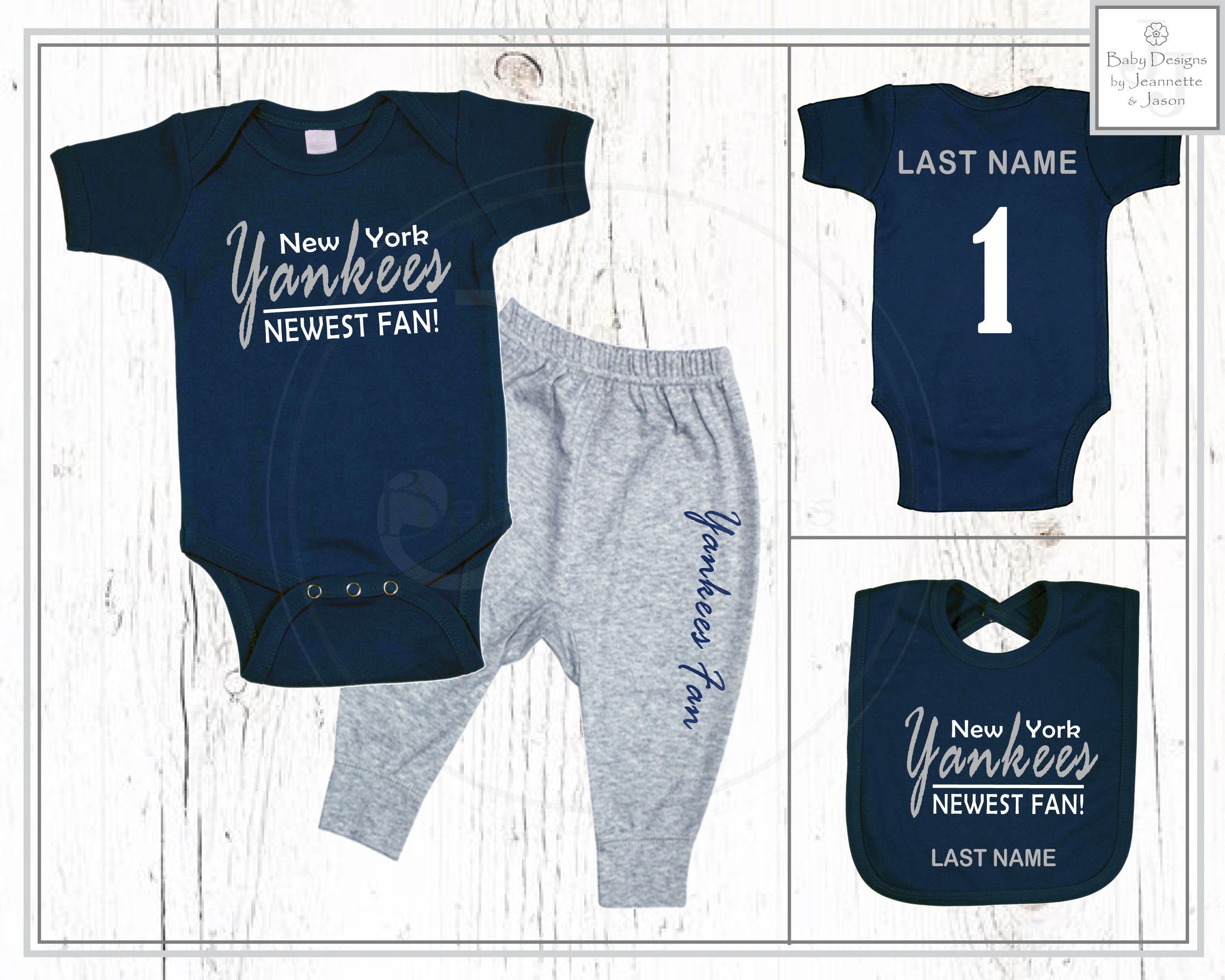 Baby Girl Yankees Outfit 