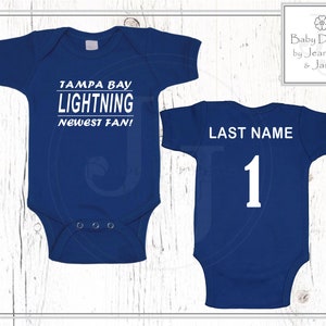 NHL Tampa Bay Lightning Infant Girls' 3pk Bodysuit - 3-6M