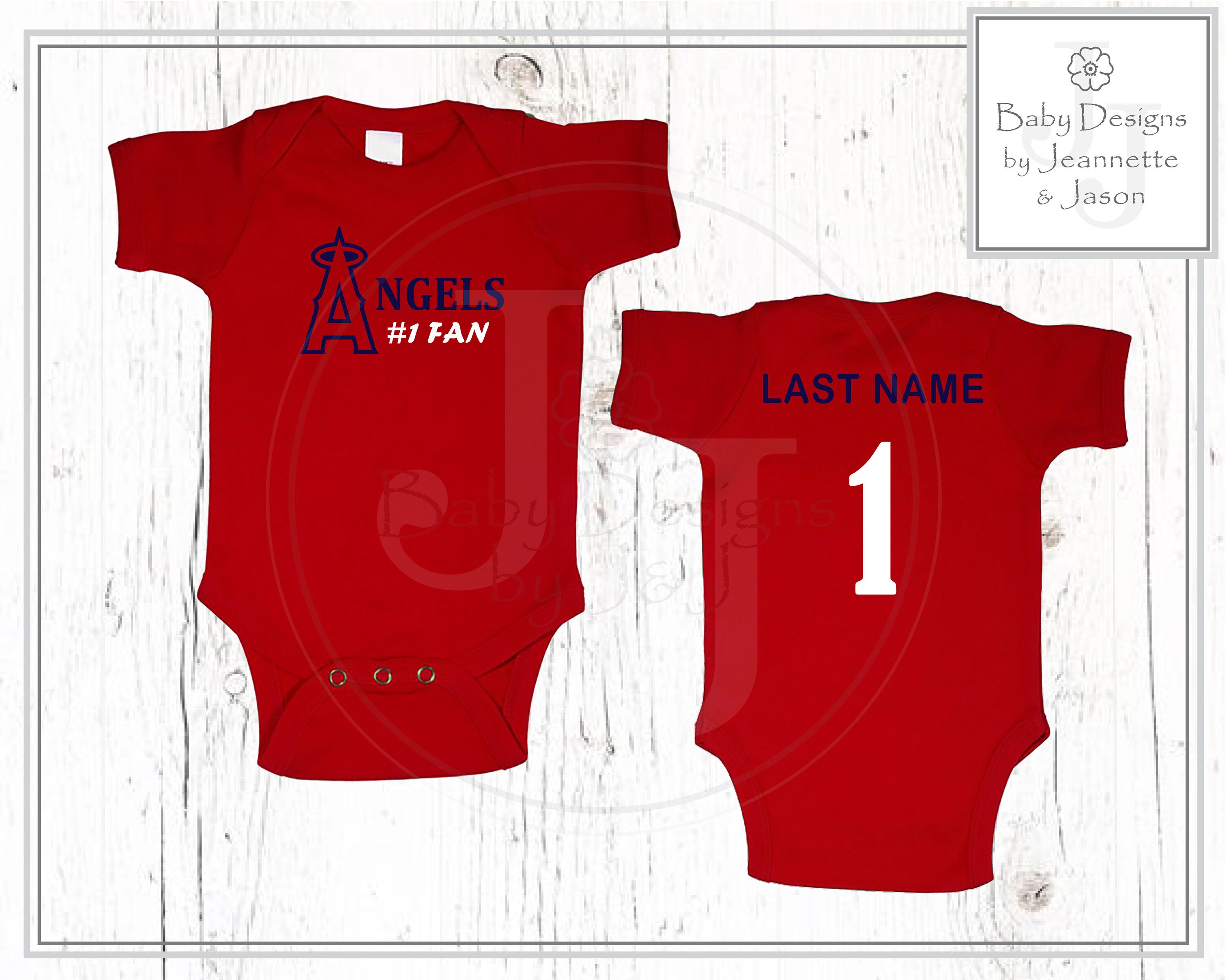  Majestic Athletic Los Angeles Angels Custom (Any Name