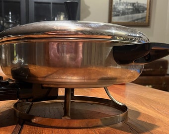 Vintage Farberware Buffet Server Electric Fry Pan