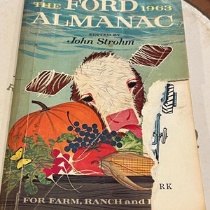 Vintage The Ford Almanac, For Farm, Ranch, and Home, 1963