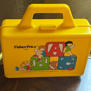 Vintage 1979 Fisher Price Toys Lunch Box