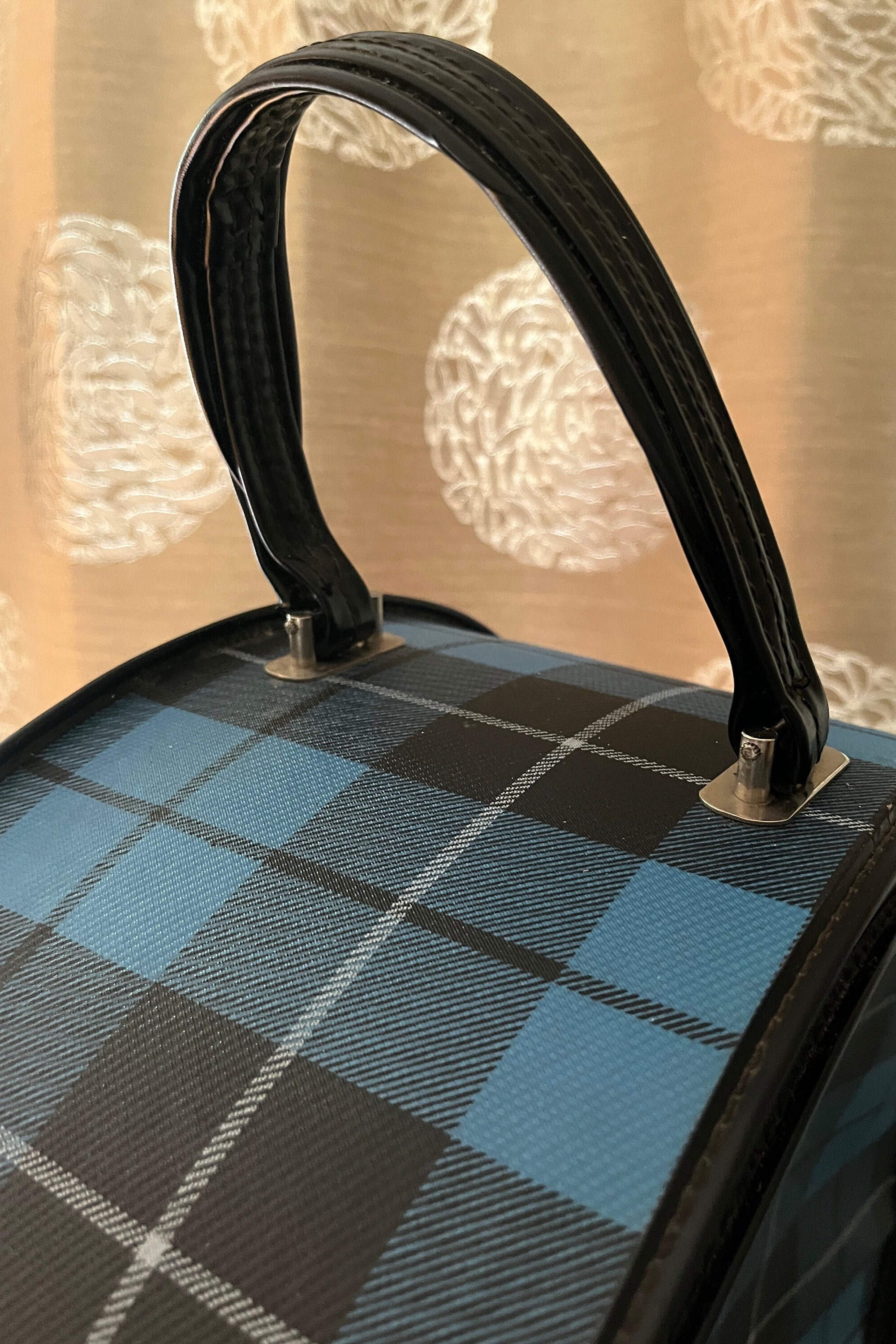 Round Train Case Suitcase Etsy