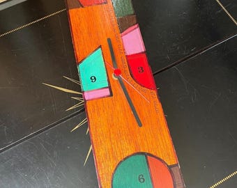 Vintage Judaica Artpiece Clock, 1992