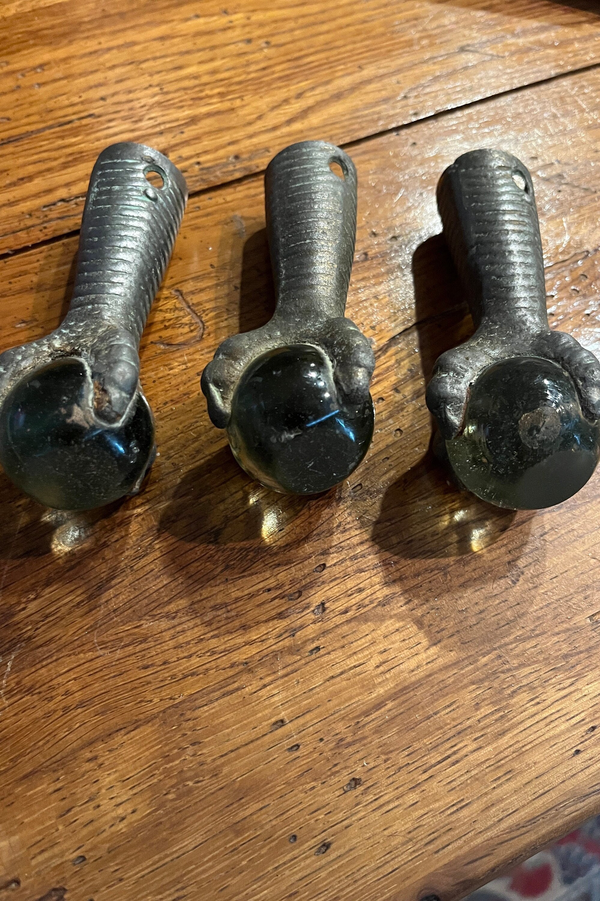Set of 3 Antique Ball & Claw Furniture Feet Etsy