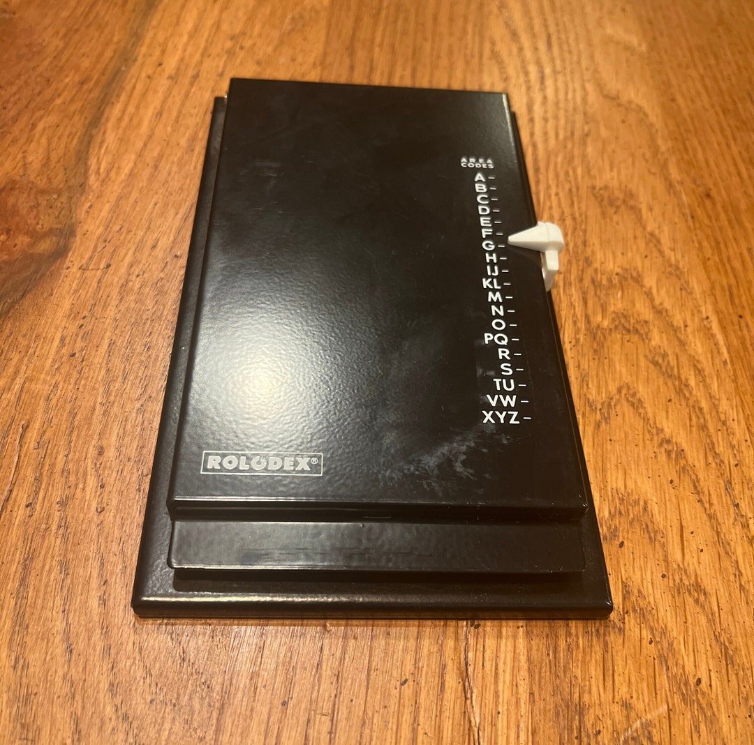 Vintage Rolodex List Finder Secretary - Etsy