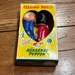 Vintage Kissing Dolls (KUSSENDE PUPPEN), Western Germany, 1950s