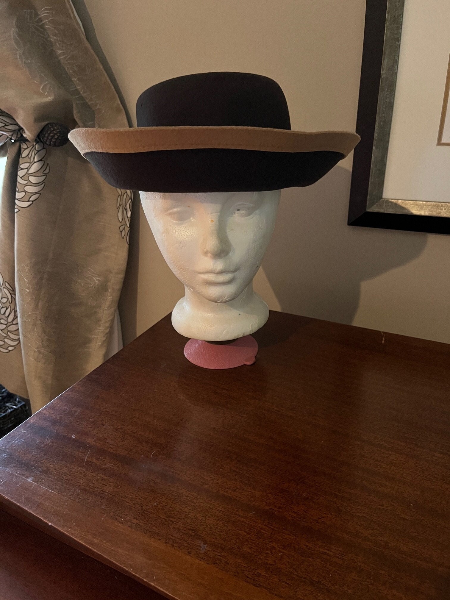 Callanan Chapeau Preta Porter Women\'s OS Purple Wool Feathers Fedora Hat Purple Wool Felt Fedora Hat With Feather Trim – Luxury Divas main image 2