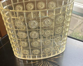 Vintage Mid-Century Trash Bin Waste Basket, 1960s-70s