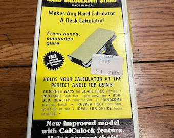 Vintage CalConvertor Hand Calculator Stand, Made in USA