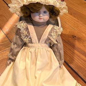 Vintage Zasan Porcelain Doll