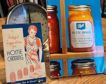 Vintage Set of 2 Pamphlet/Booklet, Home Canning, 1950s/1966