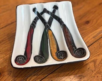 Vintage Ceramic Pipe Stand, Rico Industries, Italy