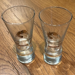 Vintage MCM Set of 2 Vodka Shot Glasses